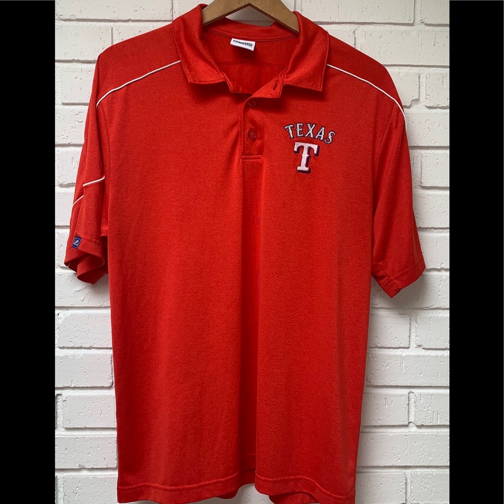 Texas Rangers Pullover Shortsleeve Shirt L